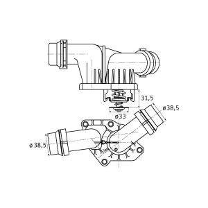 THERMOSTAT AND HOUSING