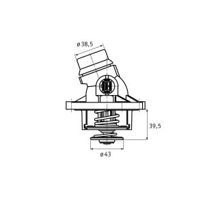 THERMOSTAT AND HOUSING