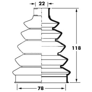 UNIVERSAL STRETCHY CV BOOT KIT