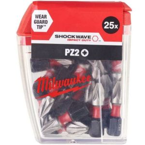 Screwdriver Bit Shockwave PH2 25mm-25pc