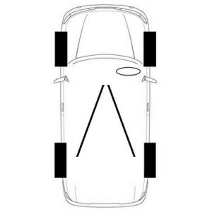 HANDBRAKE CABLE - FRONT