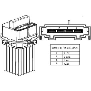 HEATER MOTOR RESISTOR