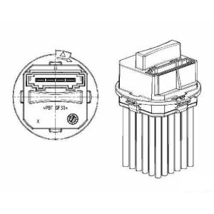 HEATER MOTOR RESISTOR