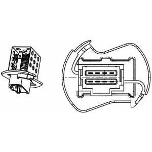 HEATER MOTOR RESISTOR