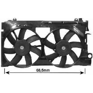 RADIATOR FAN MOTOR AND BLADE