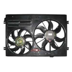 RADIATOR FAN MOTOR AND BLADE WITH SHROUD