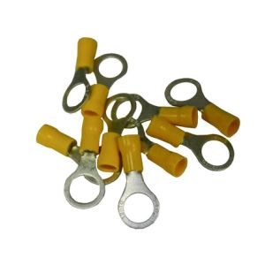 YELLOW CRIMP RING TERMINAL