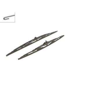 Twin Wiper Blades 600mm/530mm 24"/21" Twin Pack 801S