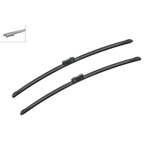 Aerotwin Flat Twin Pack Windscreen Wiper Blades 650mm/650mm 26"/26" A099S