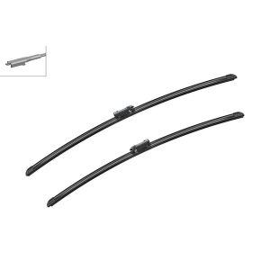 Aerotwin Flat Twin Pack Windscreen Wiper Blades 700mm/650mm 28"/26" A100S