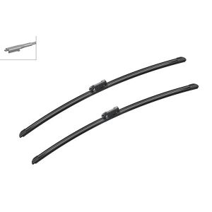 Aerotwin Flat Twin Pack Windscreen Wiper Blades 630mm/630mm 25"/25" A136S