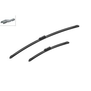 Aerotwin Flat Twin Pack Windscreen Wiper Blades 650mm/380mm 26"/15" A143S