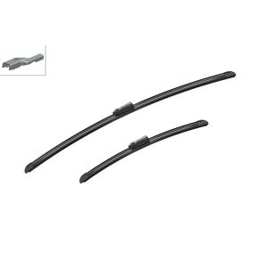 Aerotwin Flat Twin Pack Windscreen Wiper Blades 650mm/400mm 26"/16" A144S