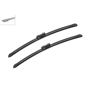 Aerotwin Flat Twin Pack Windscreen Wiper Blades 500mm/500mm 20"/20" A208S