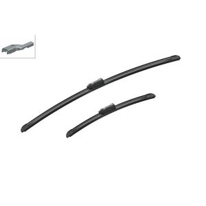 Aerotwin Flat Twin Pack Windscreen Wiper Blades 600mm/340mm 24"/14" A300S