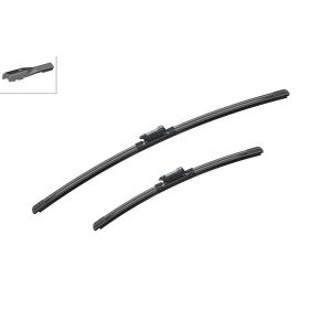 Aerotwin Flat Twin Pack Windscreen Wiper Blades 600mm/400mm 24"/16" A556S