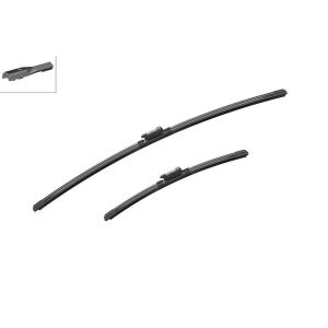 Aerotwin Flat Twin Pack Windscreen Wiper Blades 700mm/400mm 28"/16" A558S