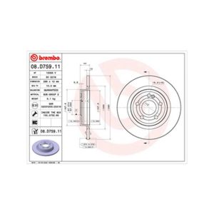 Solid Brake Disc Pair - 295mm Diameter