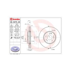 FRONT VENTED BRAKE DISC PAIR - 300MM DIAMETER