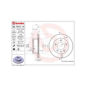 Front Brake Disc Pair R90 Approved