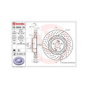 Front Vented Brake Disc - 390mm Diameter