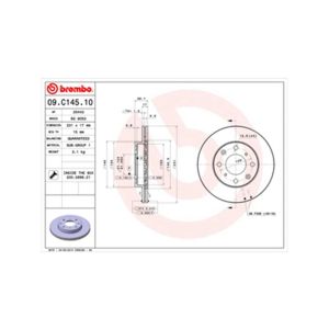 FRONT BRAKE DISC PAIR