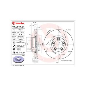 FRONT RH BRAKE DISC SINGLE COATED R90 APPROVED