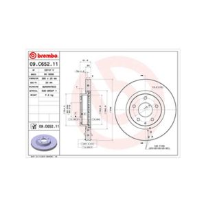 FRONT BRAKE DISC PAIR COATED R90 APPROVED