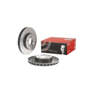 FRONT VENTED BRAKE DISC PAIR COATED - 295MM DIAMETER