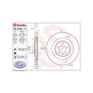 REAR BRAKE DISC SINGLE COATED R90 APPROVED