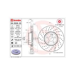 FRONT BRAKE DISC SINGLE COATED R90 APPROVED