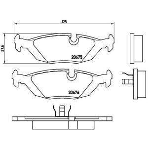 REAR BRAKE PADS