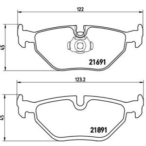 REAR BRAKE PADS