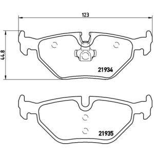 REAR BRAKE PADS