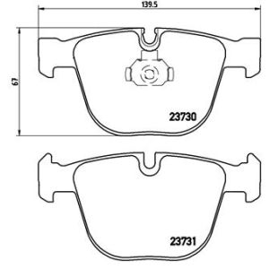 REAR BRAKE PADS