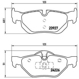 REAR BRAKE PADS