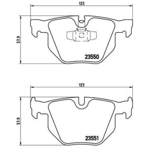 REAR BRAKE PADS