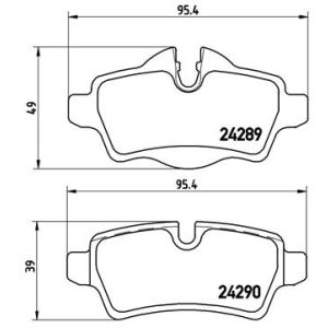 REAR BRAKE PADS