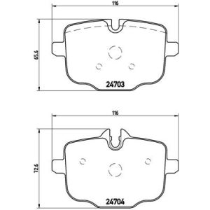 REAR BRAKE PADS