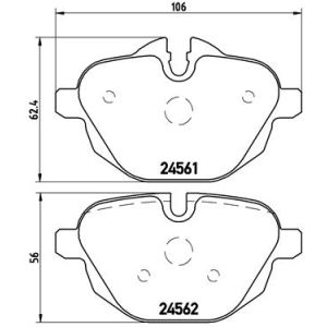 REAR BRAKE PADS