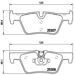 REAR BRAKE PADS