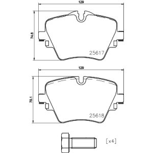 FRONT BRAKE PADS