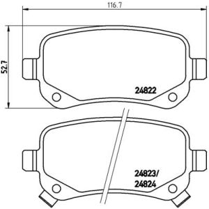 REAR BRAKE PADS