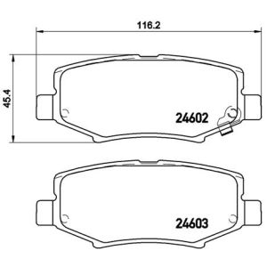 REAR BRAKE PADS