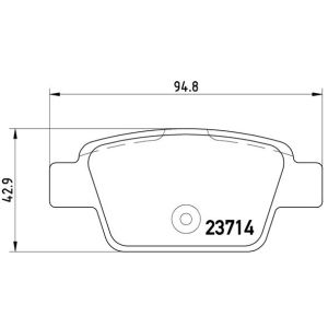 REAR BRAKE PADS