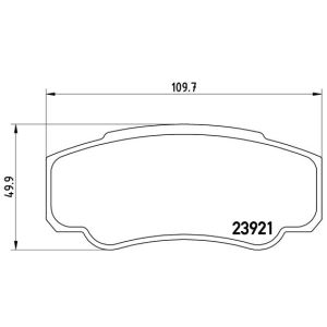 REAR BRAKE PADS