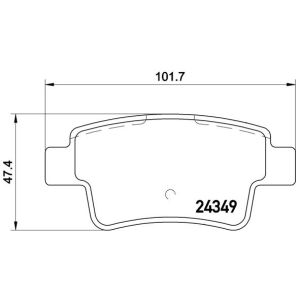 REAR BRAKE PADS