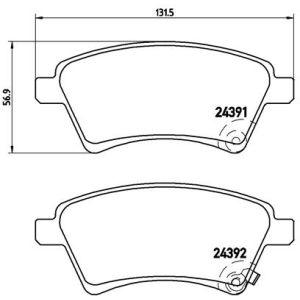 FRONT BRAKE PADS