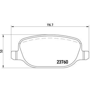 REAR BRAKE PADS