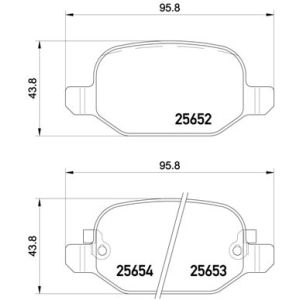 REAR BRAKE PADS